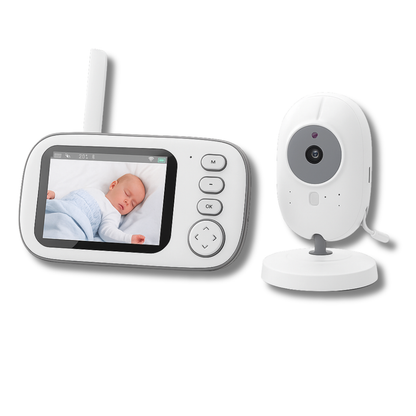 Baby Monitor Cinevo SleepGuard® Pro 720p – Cameră Video HD 3.5”, Comunicare Bidirecțională, Vedere Nocturnă, Senzor Temperatură, Baterie 2000mAh