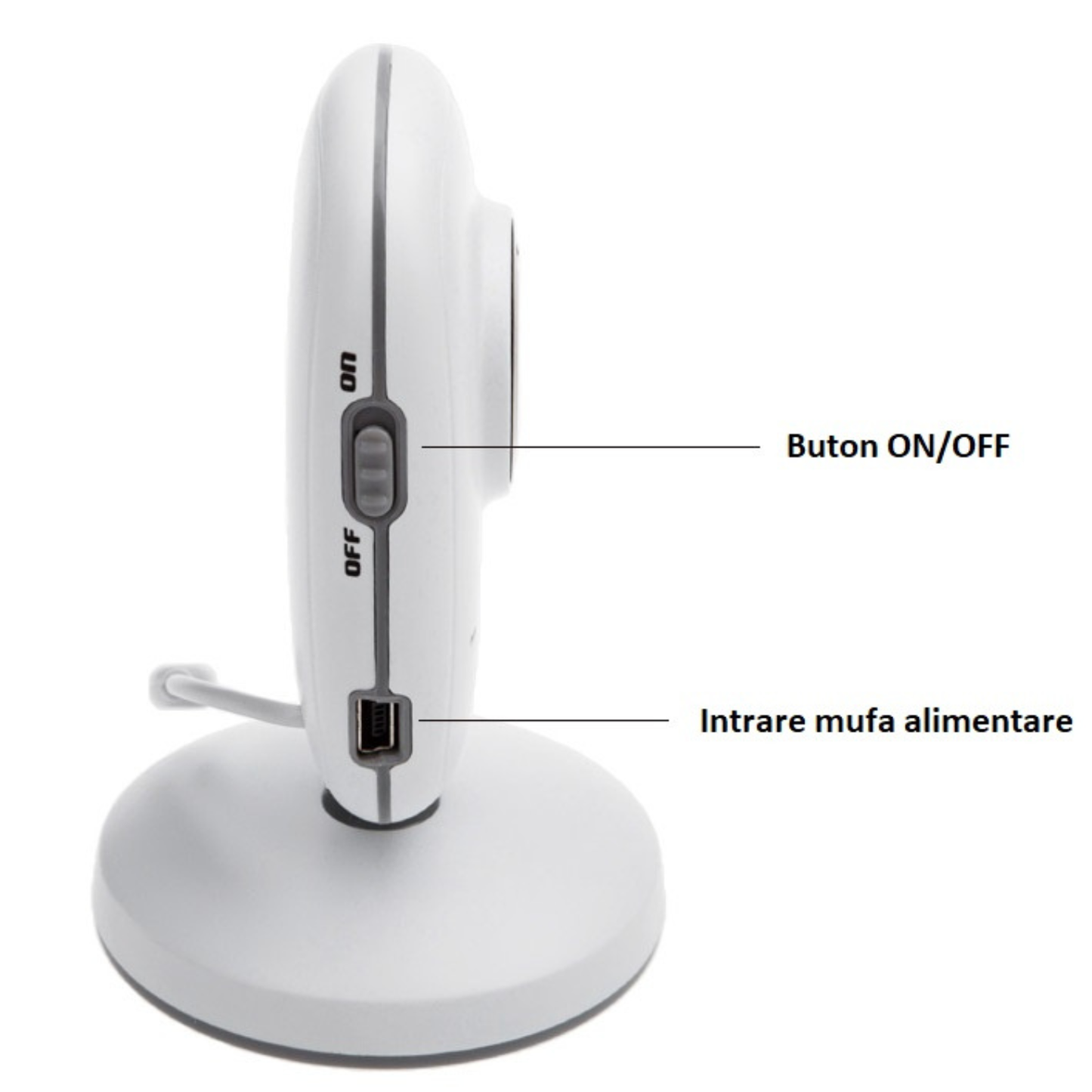 Baby Monitor Cinevo SleepGuard® Pro 720p – Cameră Video HD 3.5”, Comunicare Bidirecțională, Vedere Nocturnă, Senzor Temperatură, Baterie 2000mAh